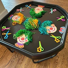 Clown Craft Cutting