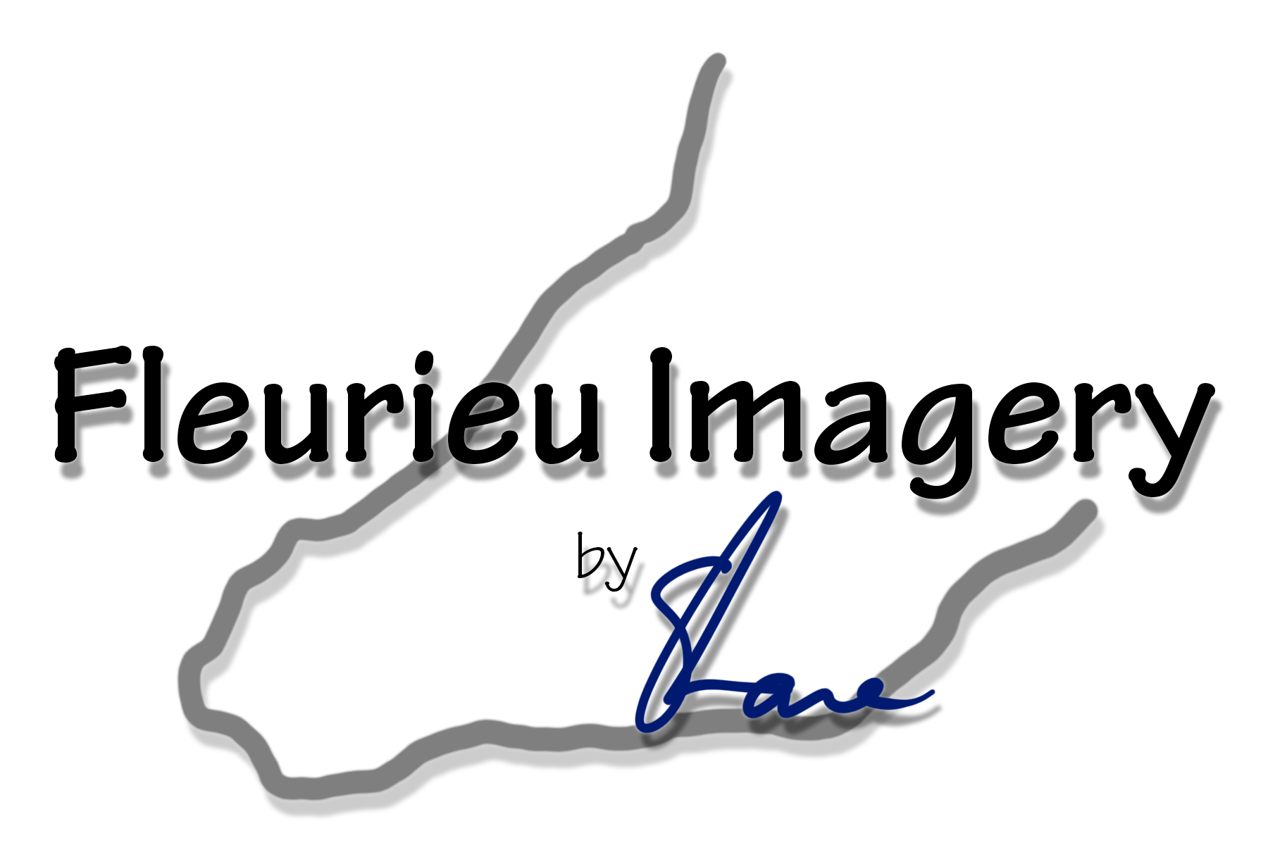 The original Fleurieu Imagery logo — peninsula outline and signature