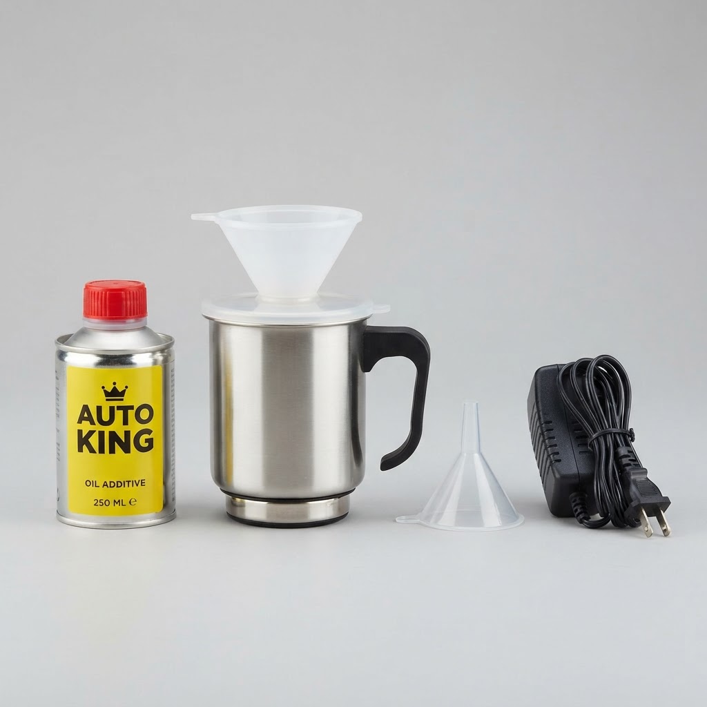 Polímero Auto King Restaurador de Faros 250 ml + Taza