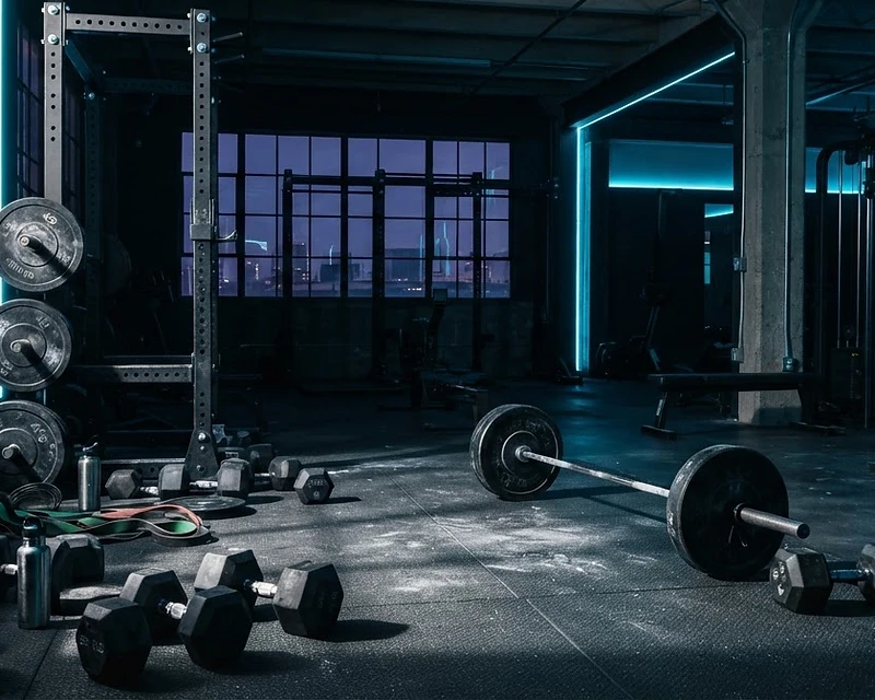 Max Performance training gym at dawn