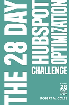The 28 Day HubSpot Optimization Challenge book cover