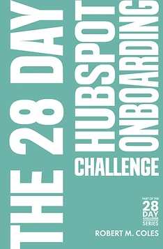 The 28 Day HubSpot Onboarding Challenge book cover