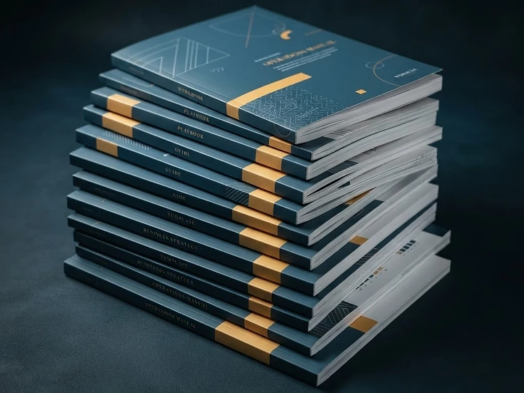 A composite of free workbooks, playbooks, guides and checklists stacked on top of each other