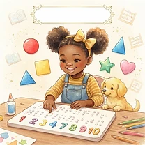 Amari's Braille Numbers & Shapes cover