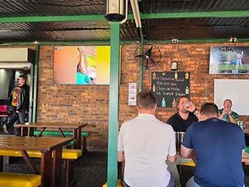 Big-screen sport and specials chalkboard