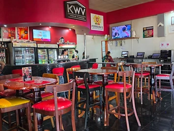 Inside the main bar area