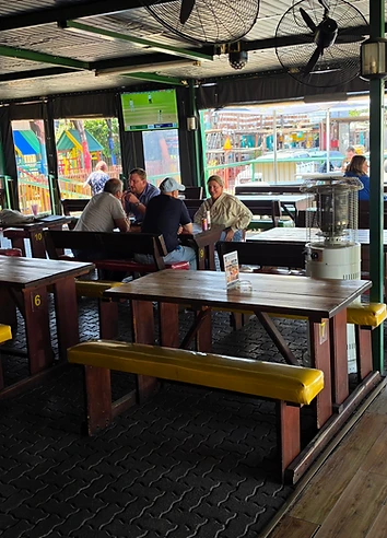Ferreira's covered beer garden