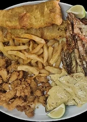 Seafood platter