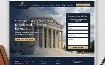 Law Firm — Website Redesign & Lead Capture