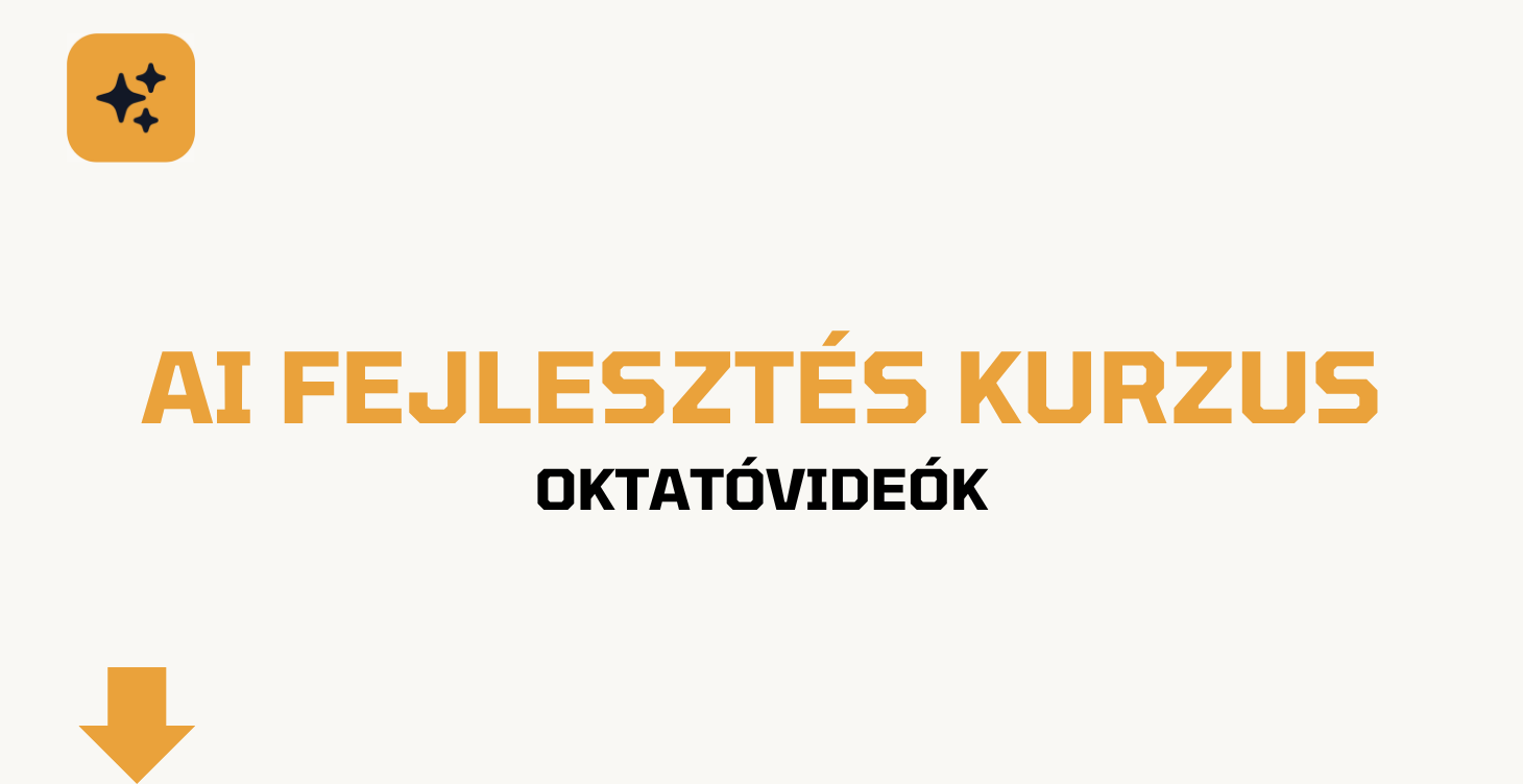 AI fejlesztés kurzus