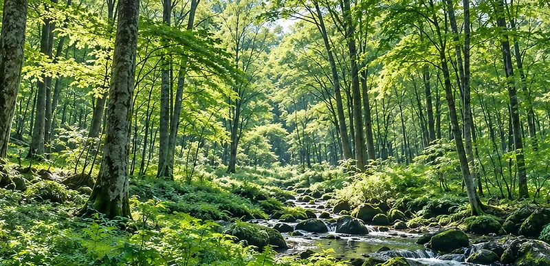 森林の背景