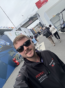 Berkeley Red team member in the paddock at Le Mans