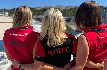 Berkeley Red team overlooking the Monaco harbour