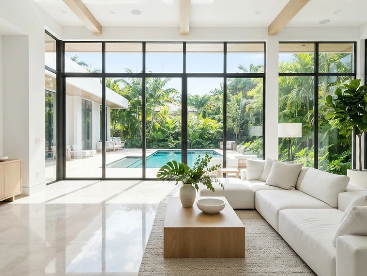 A meticulously organized, light-filled home