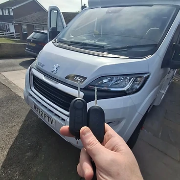 Peugeot Boxer campervan – Pair of replacement keys cut and coded