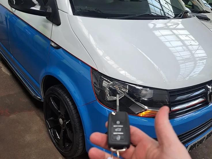Replacement key programmed for a Volkswagen Transporter during a mobile visit