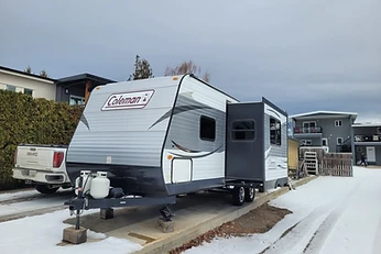 2017 Coleman 24 foot Bunkhouse travel trailer with driver-side slide-out