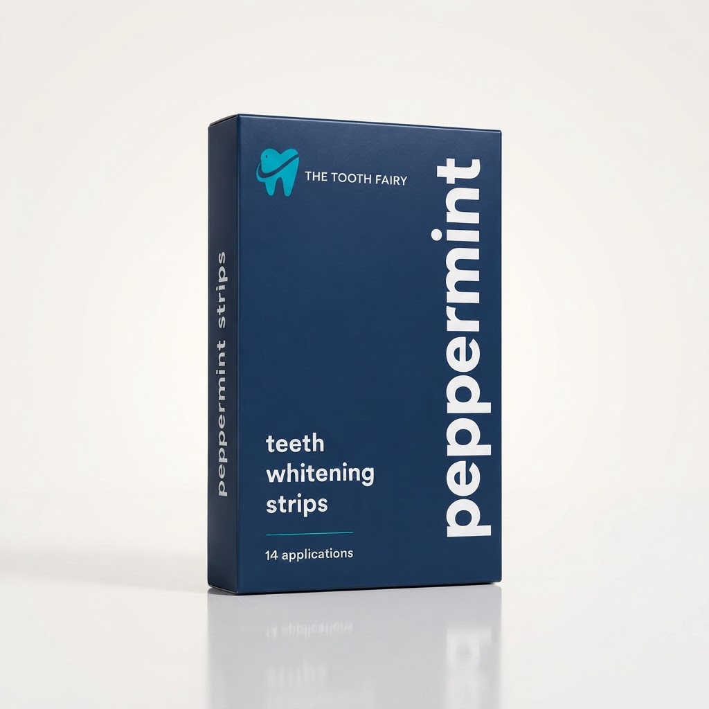 Peppermint Whitening Strips — 14 Applications · Peppermint
