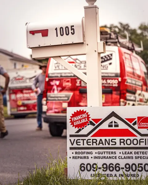 Veterans Roofing crew