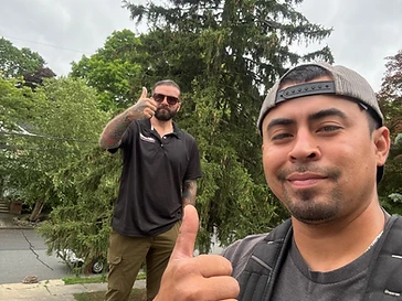 Thumbs Up on the Roof