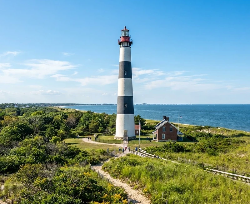 Cape May Lighthouse in Cape May, NJ