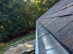 Gutter Interior with Hidden Hangers