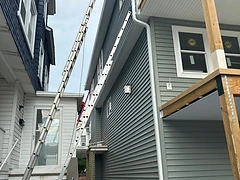 Gutter Install in Progress