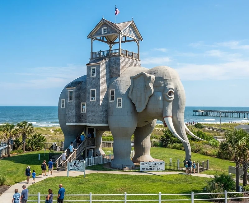 Lucy the Elephant in Margate City, NJ