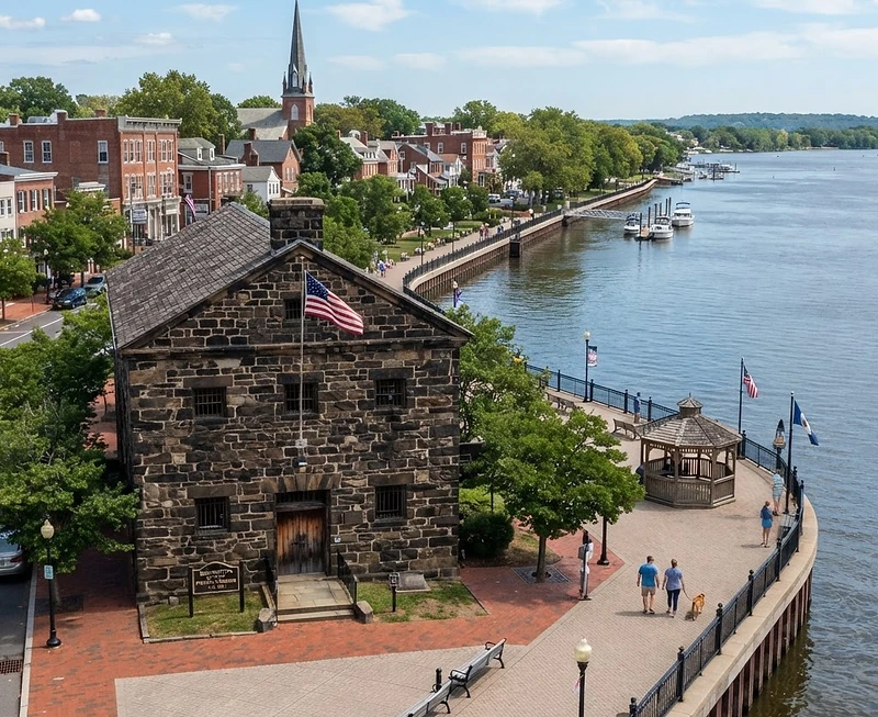 Burlington City Waterfront in Burlington, NJ