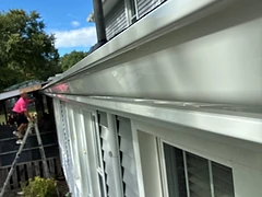 Seamless White Gutter Install