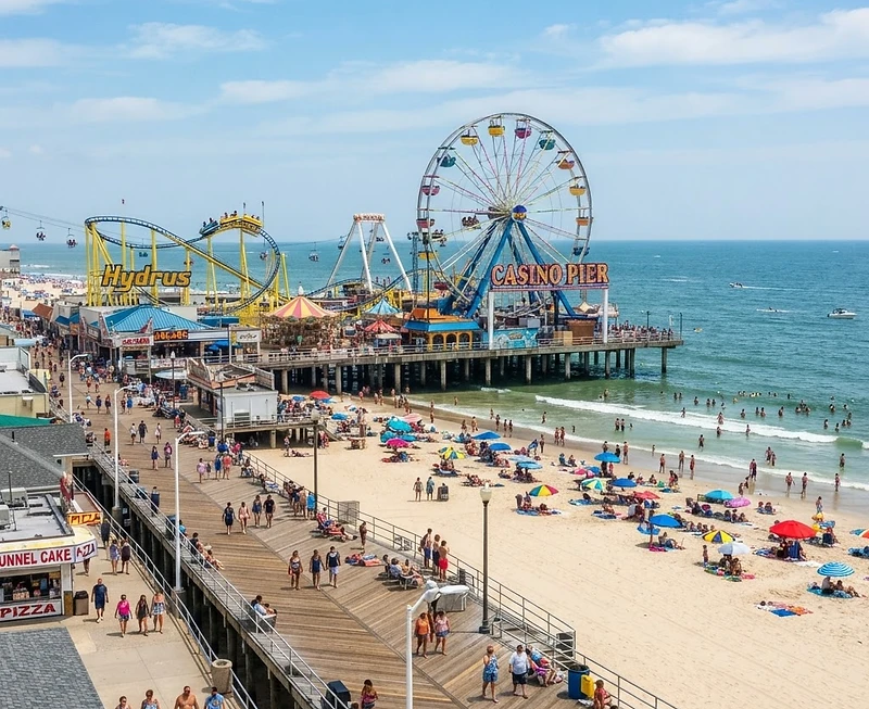 Seaside Heights Casino Pier in Seaside Heights, NJ