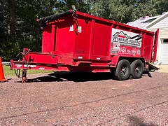 Debris Trailer Ready for Collection
