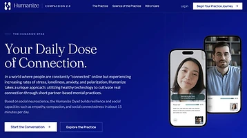 Humanize website screenshot, captured September 15, 2026