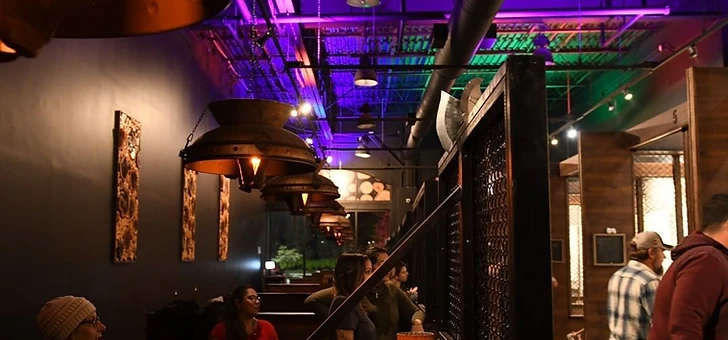 Indoor axe throwing