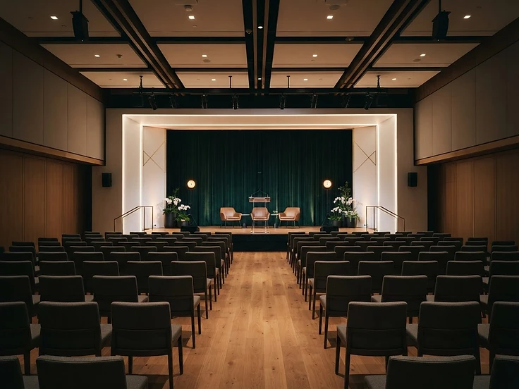 Corporate conference setup