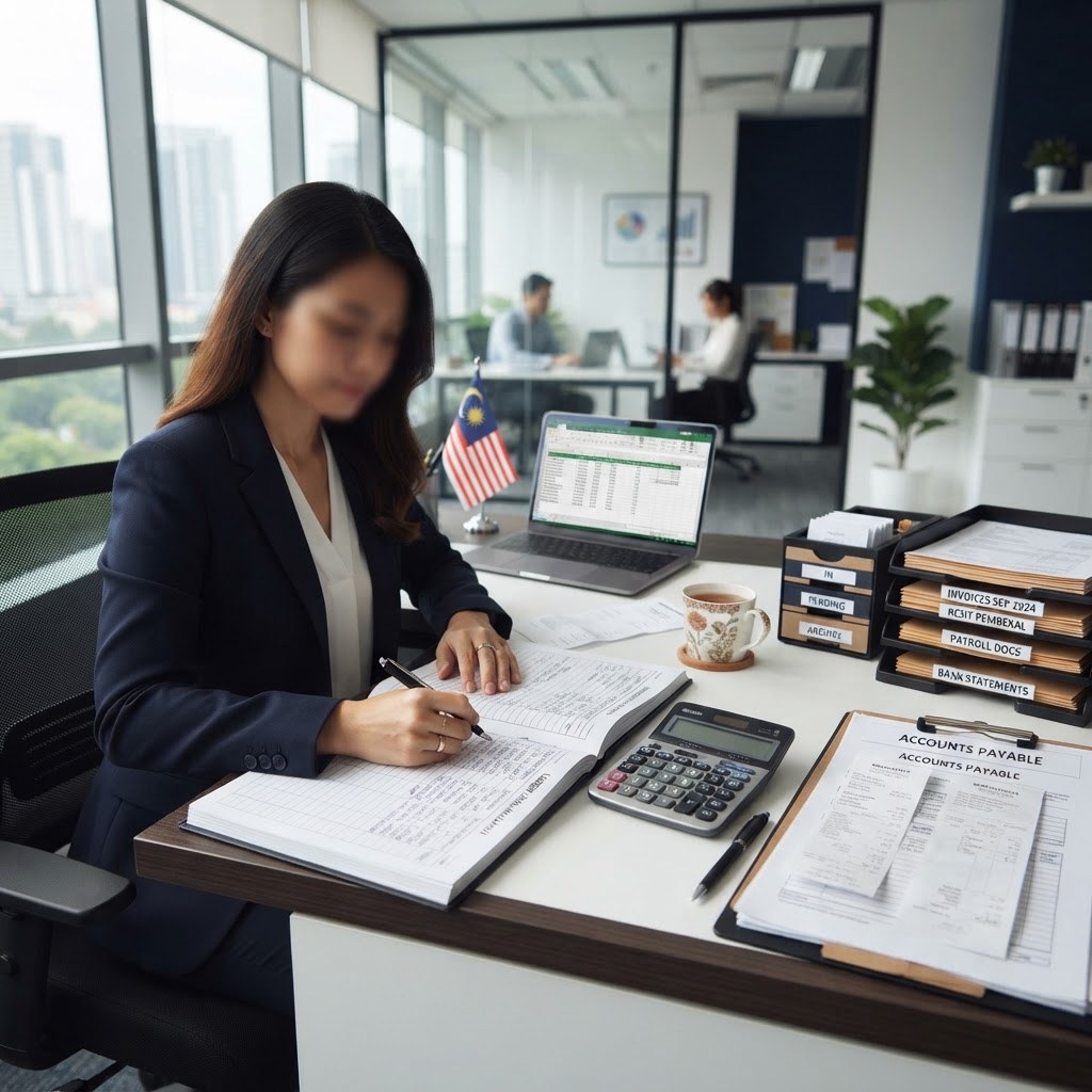 KKHO bookkeeping service — organised ledgers, receipts and accounting records