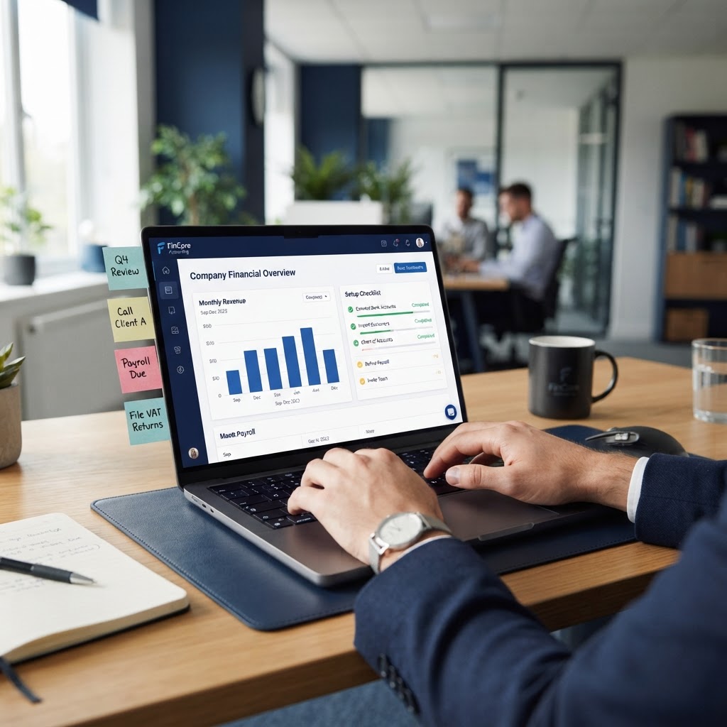 KKHO accounting system setup with accounting software