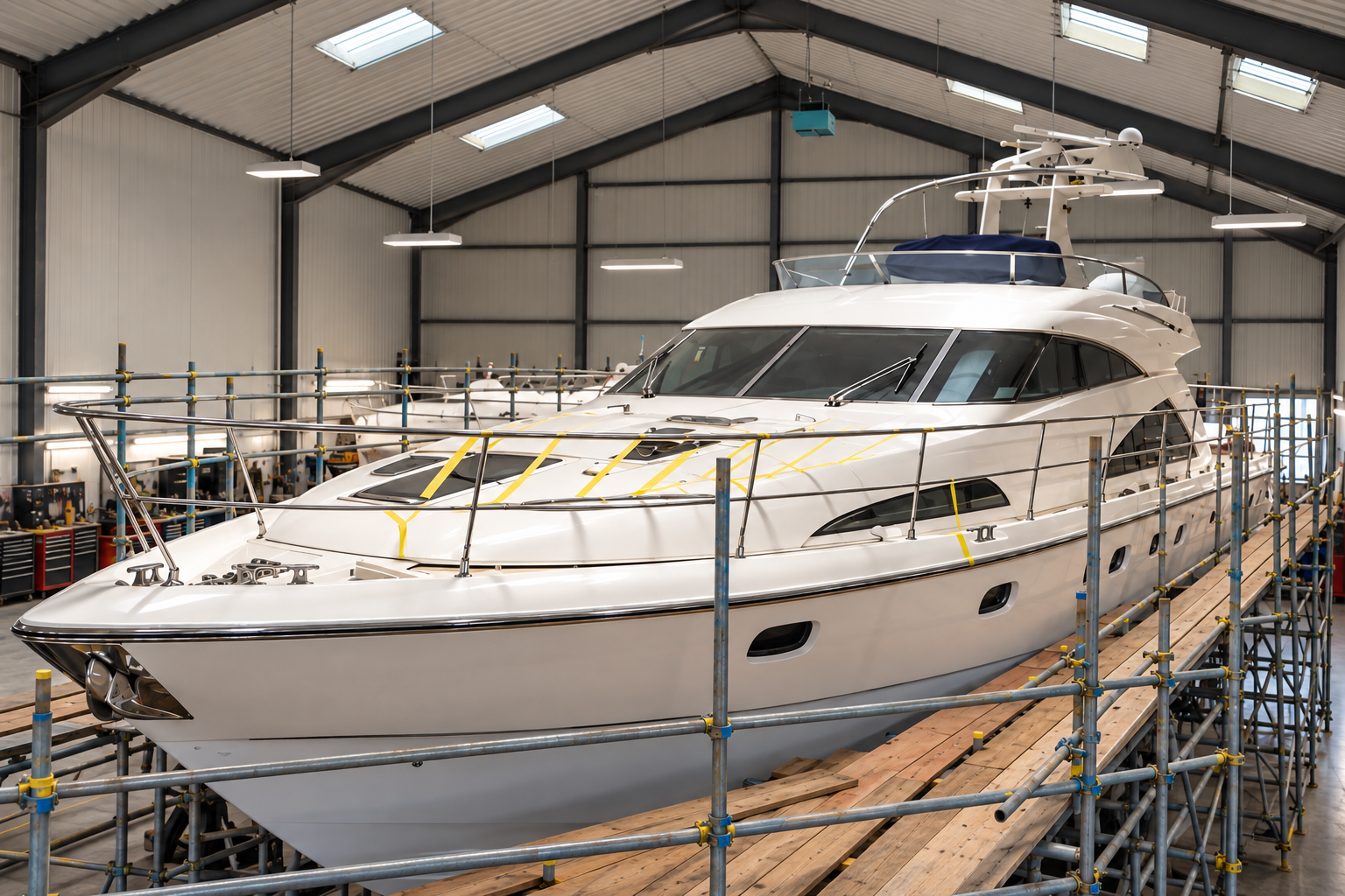 Yacht refit and restoration in our workshop
