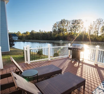 Deck by Holland's Construction on the Mississippi Gulf Coast