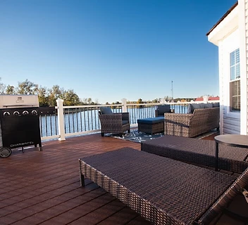 Deck by Holland's Construction on the Mississippi Gulf Coast