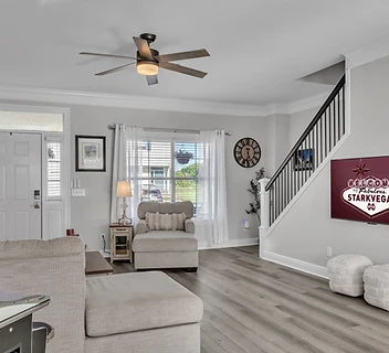 Living Room by Holland's Construction on the Mississippi Gulf Coast