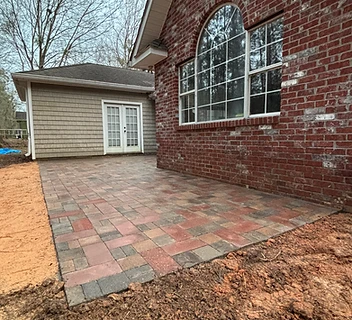 Paver Patio by Holland's Construction on the Mississippi Gulf Coast