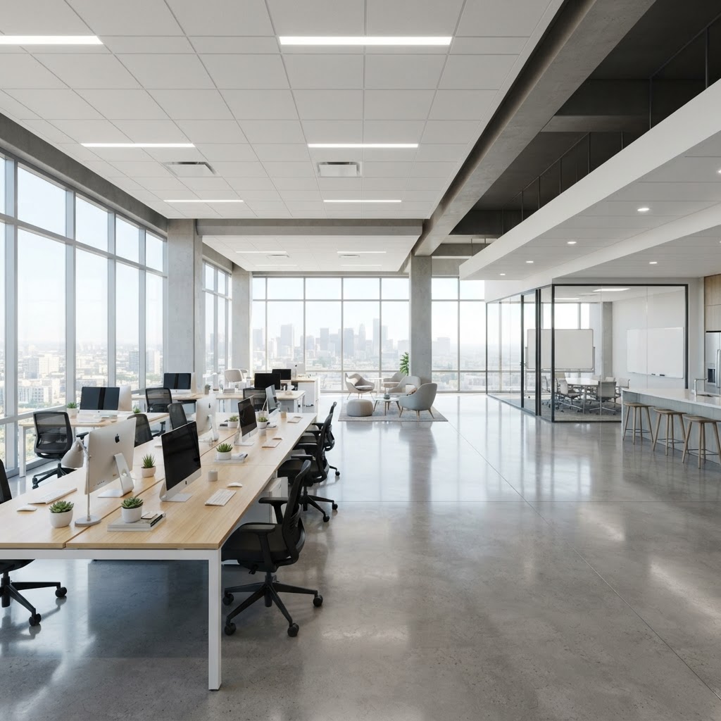 Commercial Cleaning — Professional cleaning for offices and businesses — a spotless workspace keeps your team and clients happy.