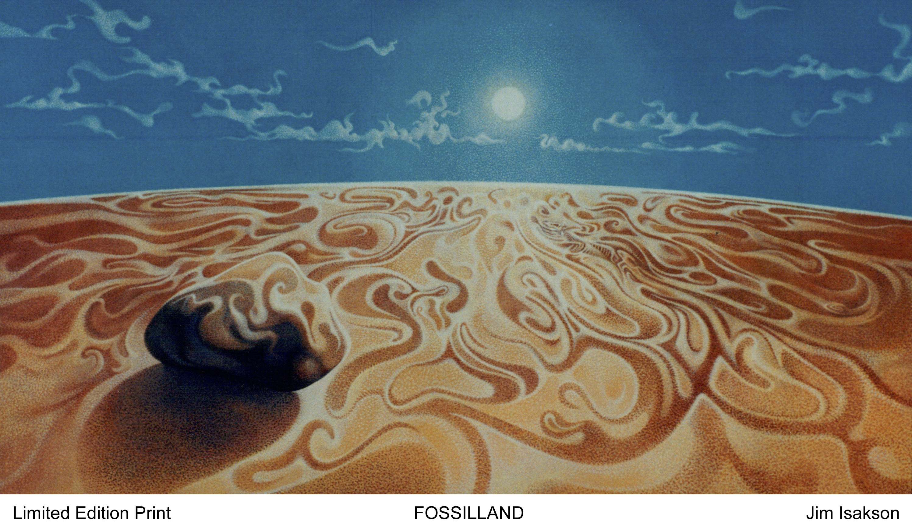 Fossiland print by Jim Isakson