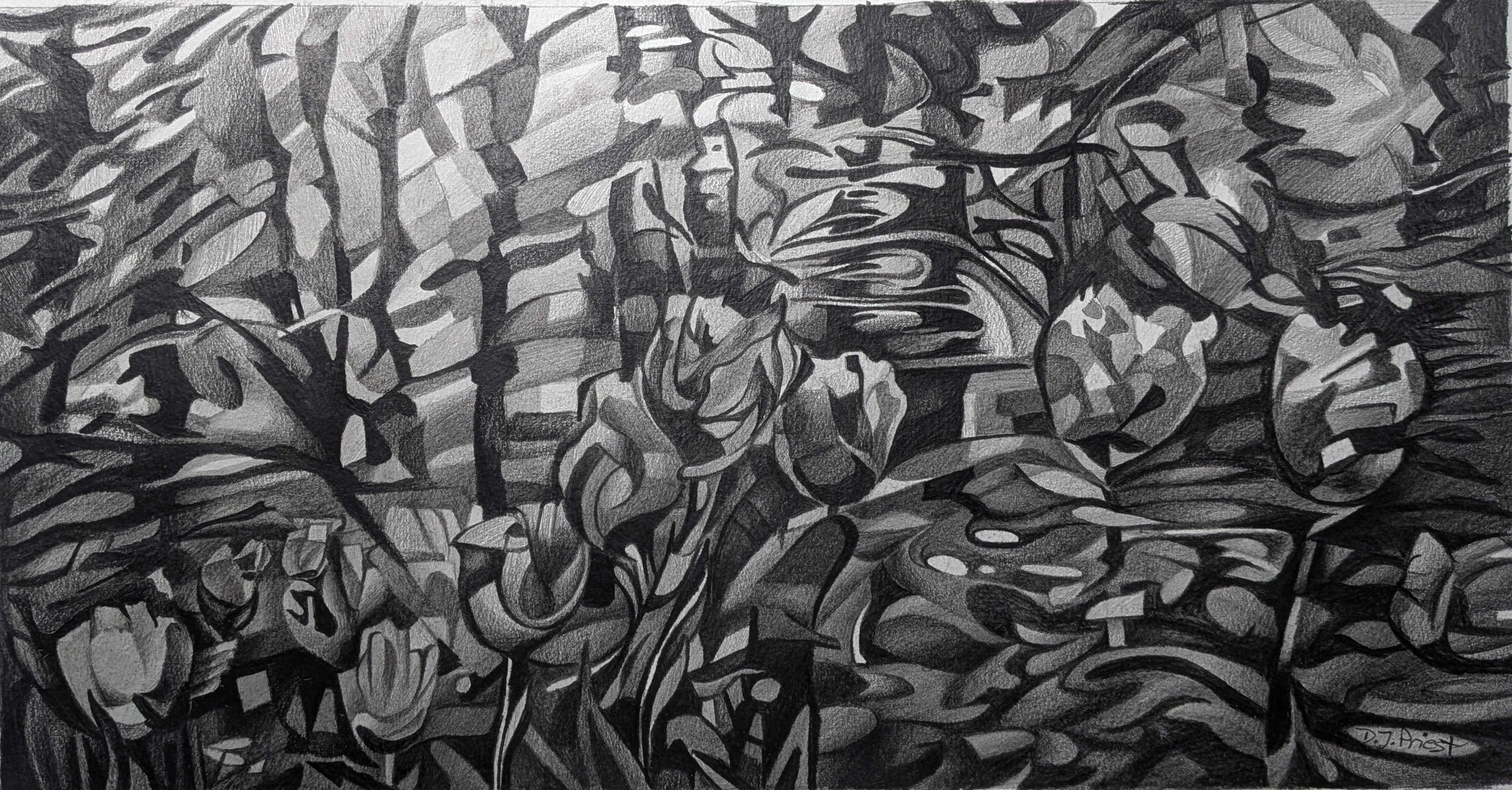 Second-Place Award: Original Graphite Study