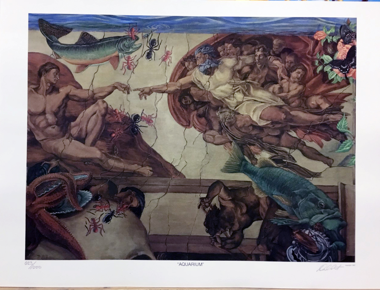 "Aquarium" — Signed and Numbered Limited-Edition Lithograph