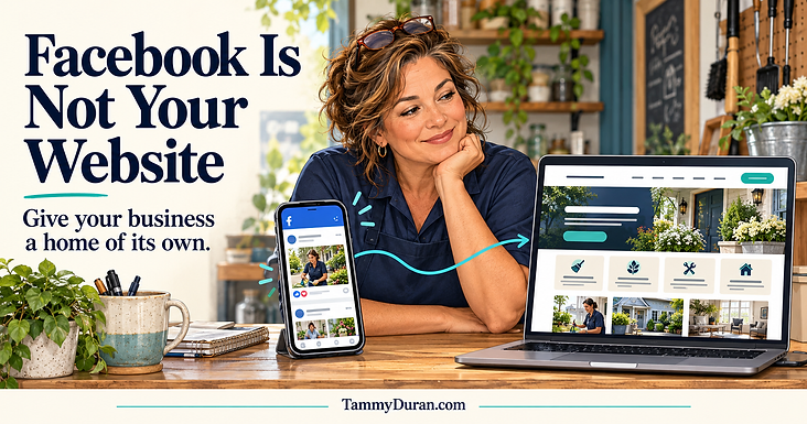 Facebook Is Not Your Website: Why Your Business Needs Both