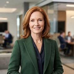 AI-generated portrait representing Fiona MacLeod, the SCGK Cost Trend Analyst (AI Analyst, not a real person)