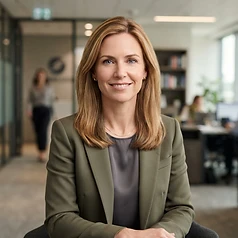 AI-generated portrait representing Lauren Ashford, the SCGK New Home Analyst (AI Analyst, not a real person)
