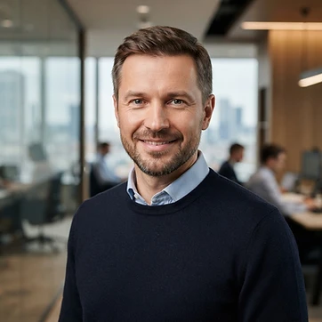 AI-generated portrait representing Victor Petrov, the SCGK Software Subscription Analyst (AI Analyst, not a real person)